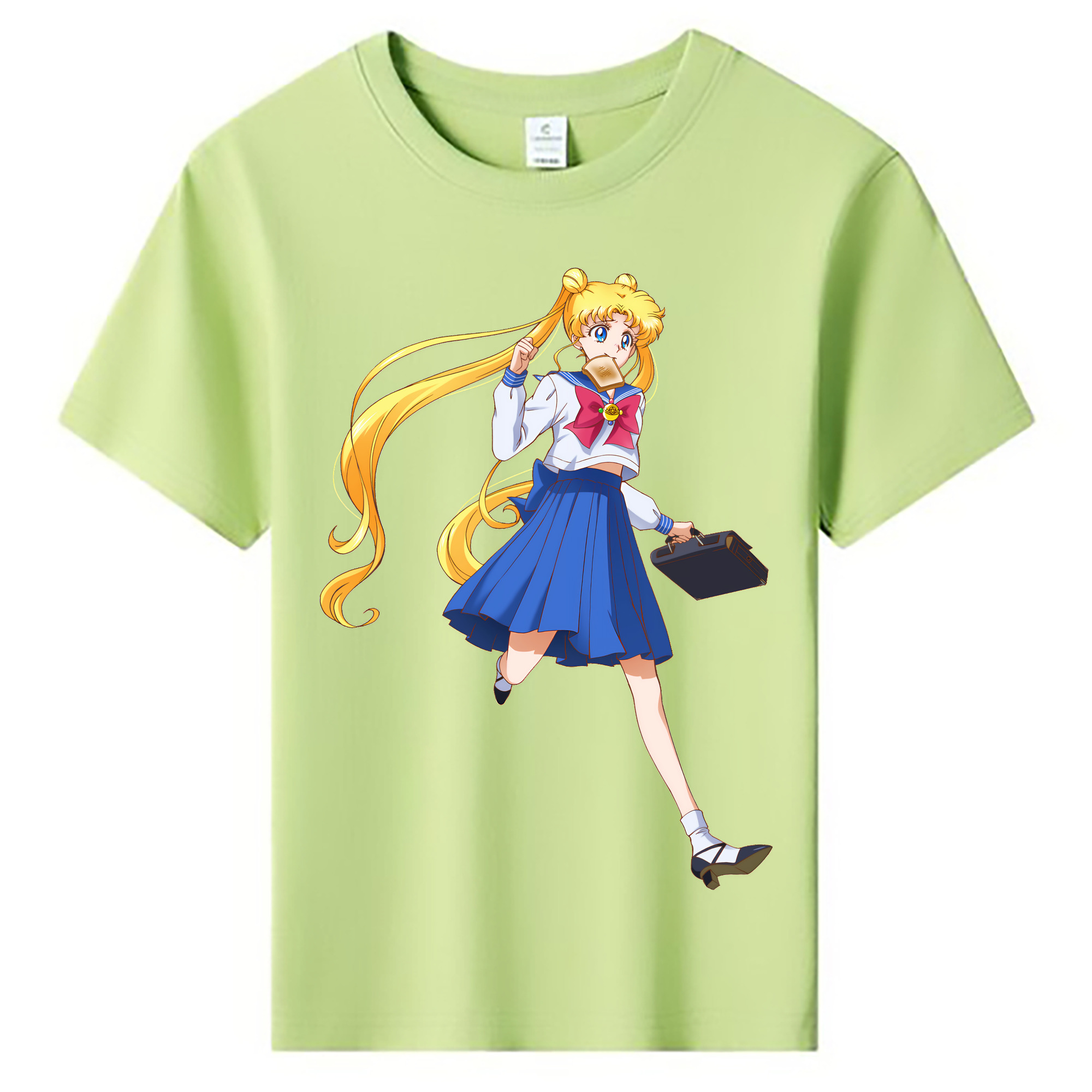 （画像用） 美少女戦士セーラームーン 愛野 美奈子 あいの みなこ Sailor Moon Aino Minako 綿100％キッズTシャツ（フロントプリント）